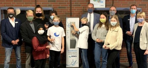 Laufend frisches Trinkwasser an der KGS